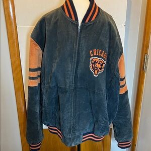 Chicago Bears Men's Varsity Jacket - Black and Orange
